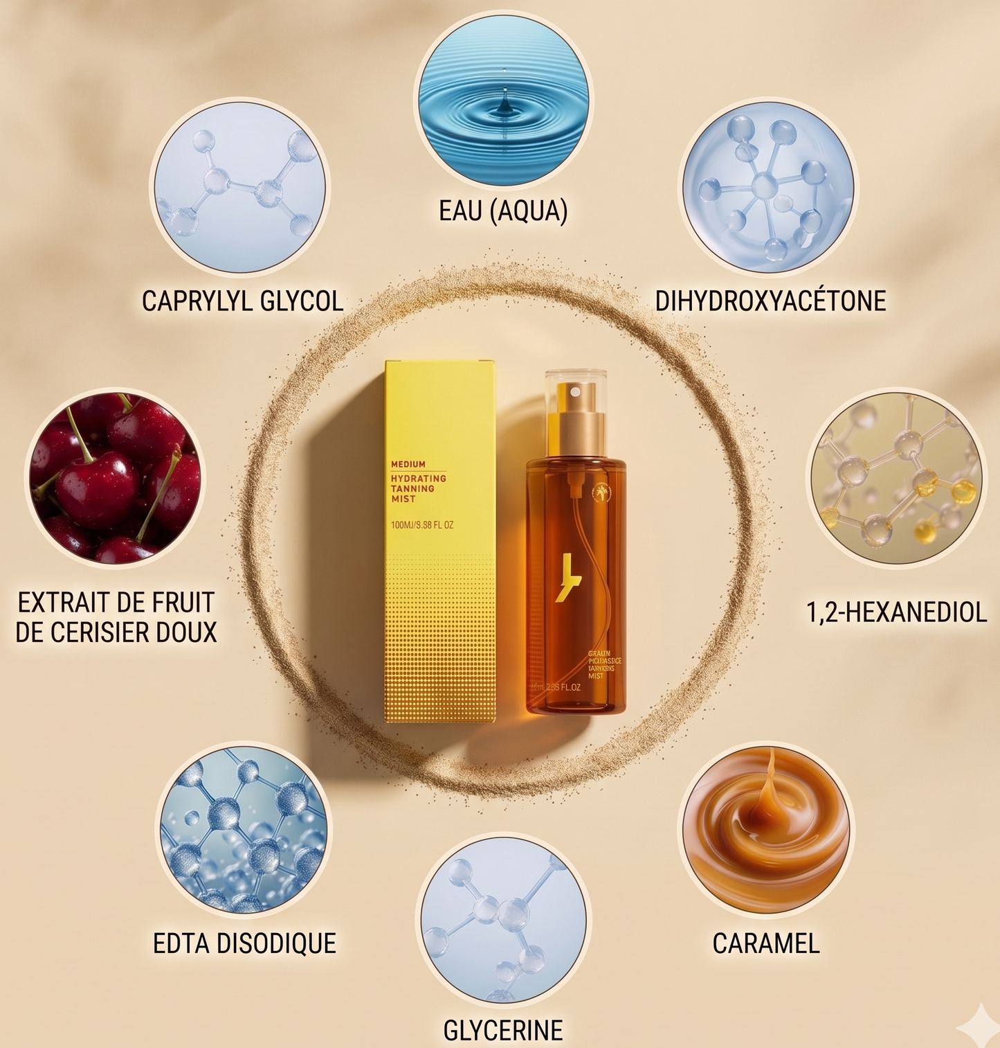 Spray Autobronzant Hydratant — Glow Doré Instantané ☀️